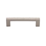 M Marcus Heritage Brass Cabinet Pull Metro Hammered Design 96mm Centre to Centre